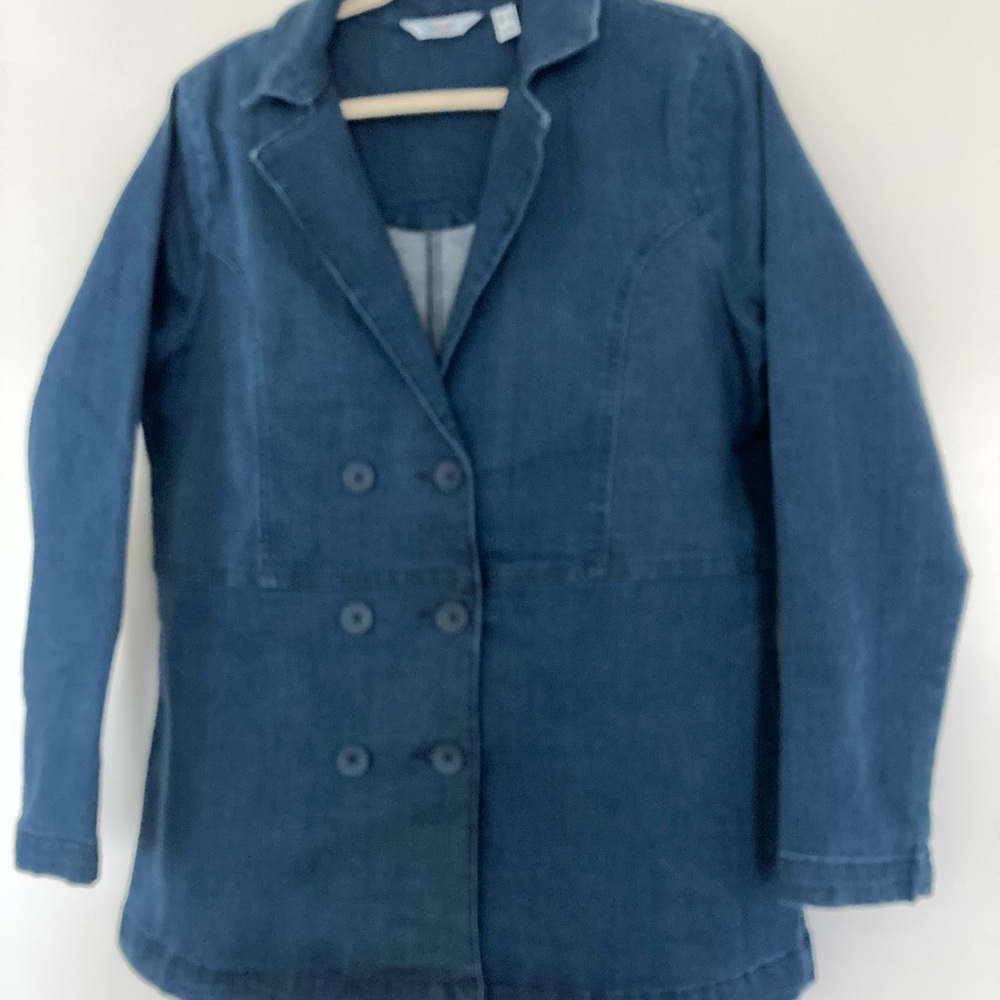 Womens Denim peacoat Jacket